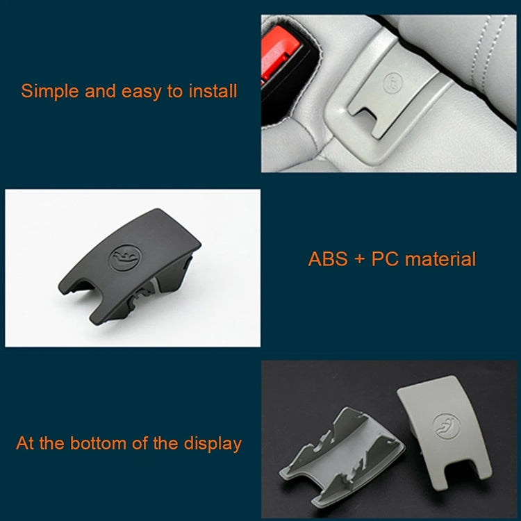 Car Rear Children Seat Isofix Cover for Audi A6 2013-2018