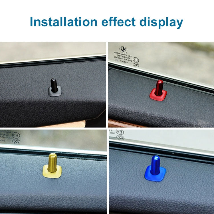 4 PCS Car Unlock Cover Door Bolt Door Handle for BMW X1 / X6