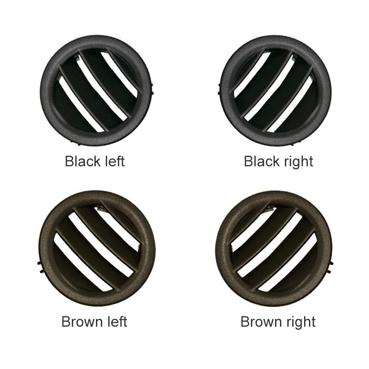 Car Right Side Dashboard Small Air Outlet Circular Air-conditioning Outlet for Mercedes-Benz C Class W204