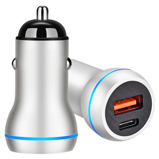 ACC-581 PD 20W + QC3.0 Type-C / USB-C + USB Fast Charging Car Charger, ACC-581