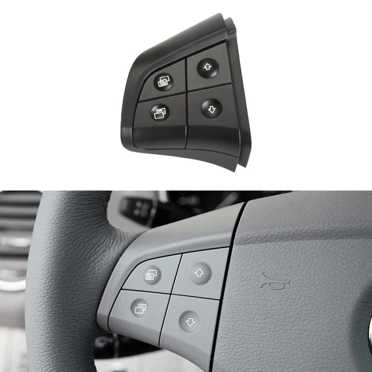 Car Left Side 4-button Steering Wheel Switch Buttons Panel 1648200010 for Mercedes-Benz W164, Left Driving