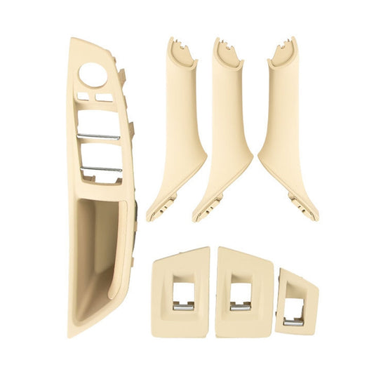 Car Standard Version Inside Doors Handle Pull Trim Cover 5141 7225 873 for BMW F10 F18, Left Driving, Standard Version (Beige), Standard Version (Wine Red), Standard Version (Black), Standard Version (Dark Coffee), Standard Version (Beige White)