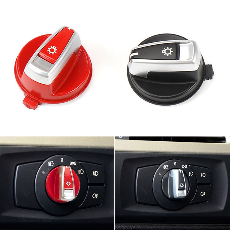 Car Headlight Switch Button Knob Cover Trim 6131 6932 796 for BMW X1 2009-2015, Left Driving
