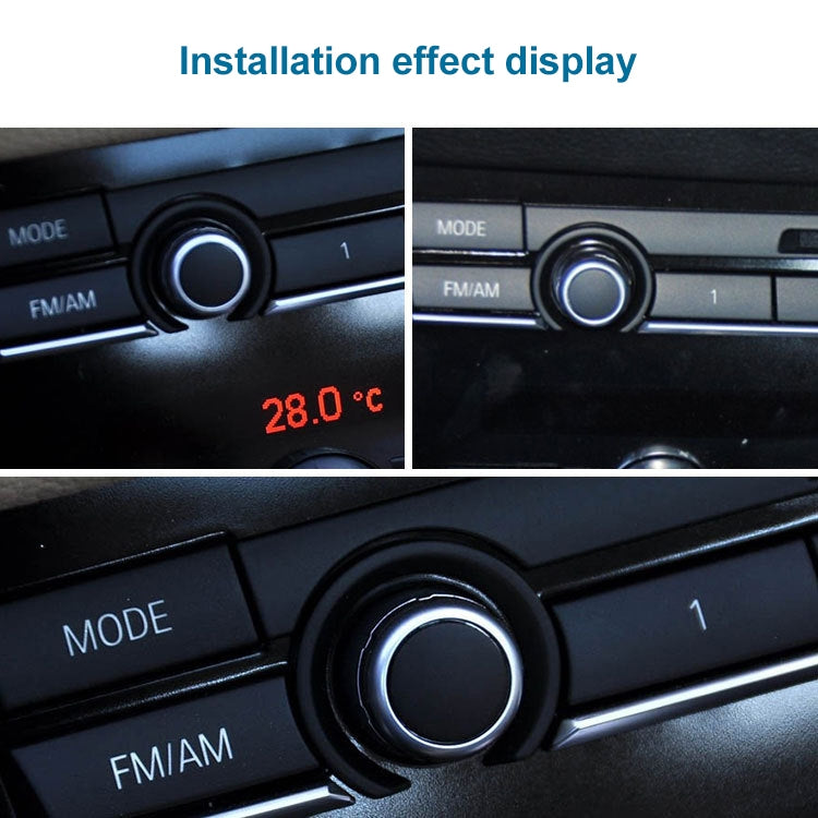 Car Radio Switch CD Player Switch Button for BMW 5 Series F10, Left Driving