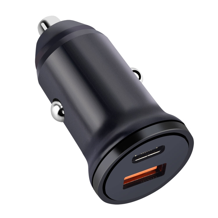 PD 20W USB-C / Type-C + QC 3.0 USB Interface Fast Charging Car Charger