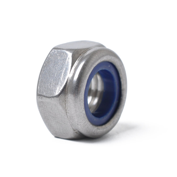 60 PCS Car 304 Stainless Steel Lock Nuts Nylon Insert Locknut Kit M3-M10