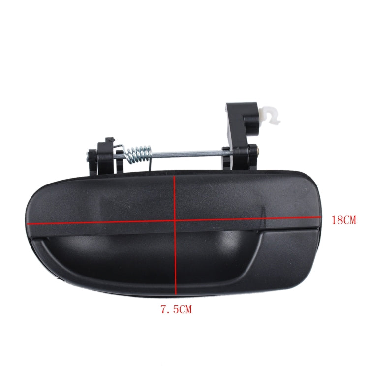 4 PCS Car Front Rear Left Right Outside Door Handles 82660-25000FR / 82650-25000FL / 83660-25000RR / 83650-25000RL for Hyundai Accent