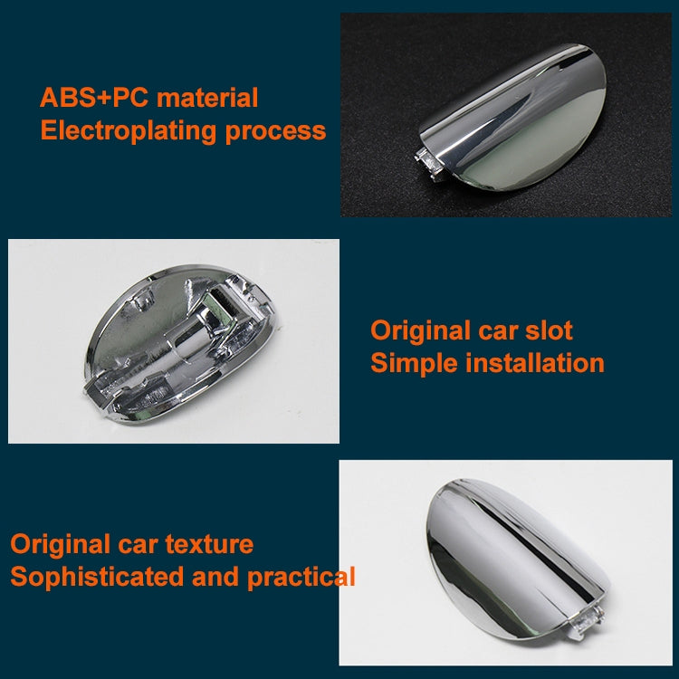 Car Outside Door Handle Covering Cap 51217431945 for BMW mini F55, Left Driving(UK Flag Style)