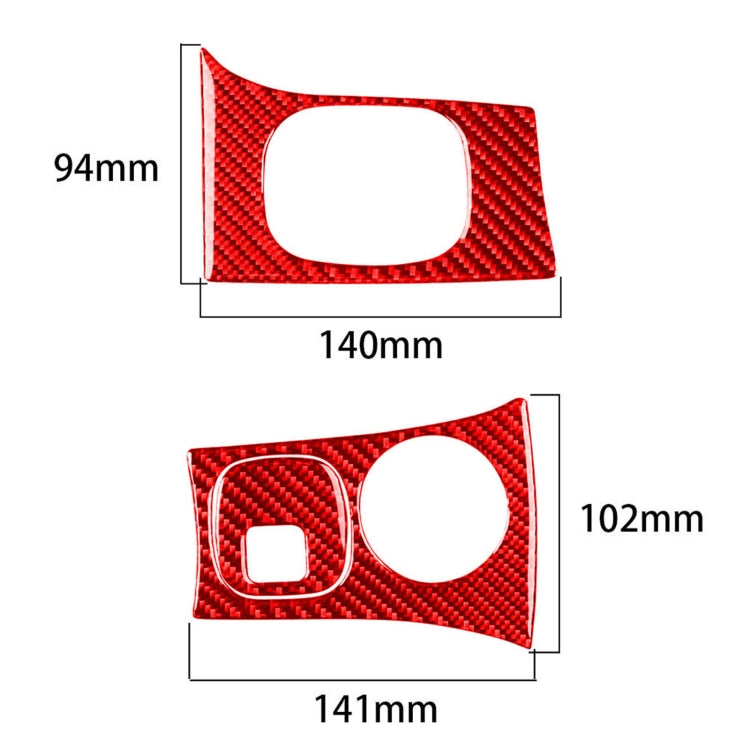 3 in 1 Carbon Fiber Car Headlight Key Panel Sticker for Chevrolet Corvette C5 1998-2004, Left Drive
