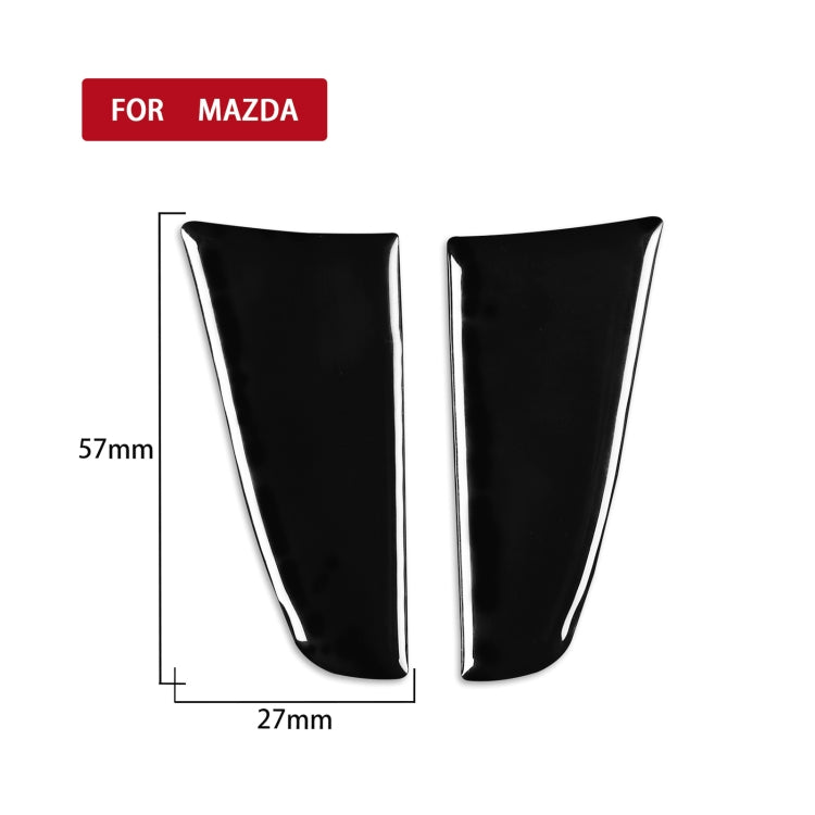For Mazda 3 Axela 2010-2013 Car Steering Wheel Below Decorative Sticker, Left and Right Drive Universal