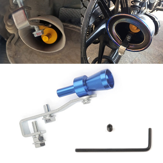 Universal Aluminum Turbo Sound Exhaust Muffler Pipe Whistle Car / Motorcycle Simulator Whistler, Size: S, Outside Diameter: 20mm, Size: S (Blue), Size: S (Red), Size: S (Silver), Size: S (Black), Size: S (Gold)