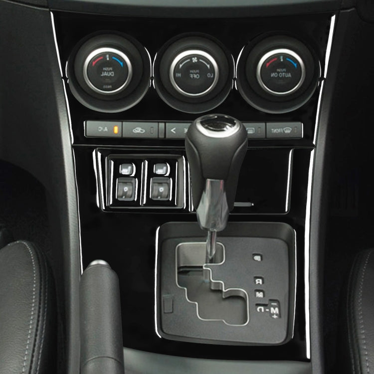 For Mazda 3 Axela 2010-2013 7 in 1 Car AC Gear Frame Set C Decorative Sticker, Right Drive