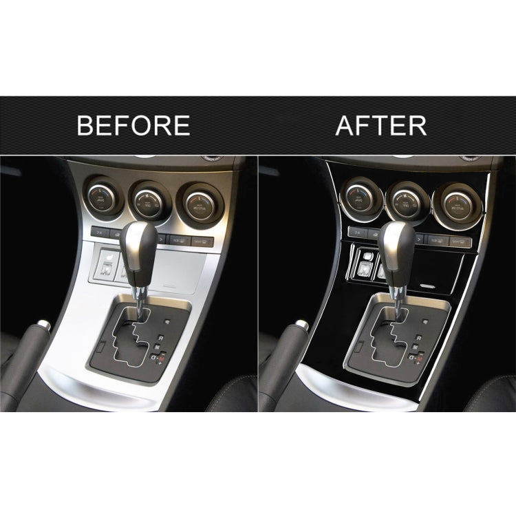 For Mazda 3 Axela 2010-2013 7 in 1 Car AC Gear Frame Set C Decorative Sticker, Right Drive