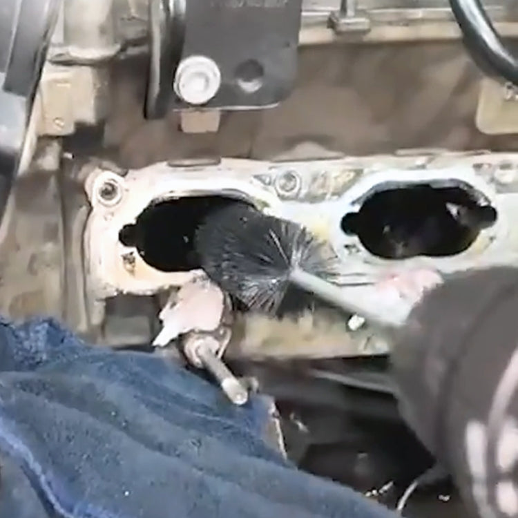 5pcs Car Engine Intake Valve Carbon Removal Brush