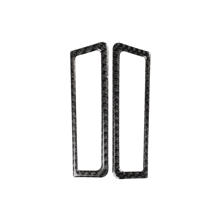 2 PCS Car Carbon Fiber A Column Air Outlet Frame Decorative Sticker for Infiniti Q50 / Q60 2014-2020