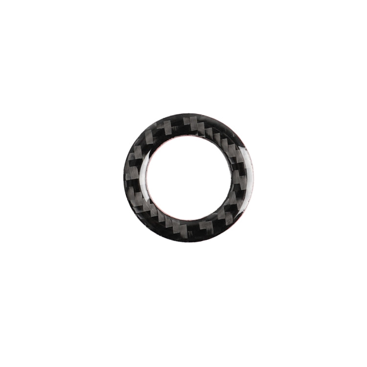 Car Carbon Fiber One-button Start Decorative Sticker for Infiniti Q50 / Q60 2014-2020, One-button Start