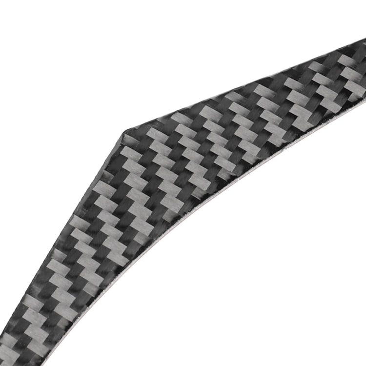 Car Carbon Fiber Right Side of the Dashboard Decorative Sticker for Infiniti Q50 / Q60 2014-2020, Left Drive