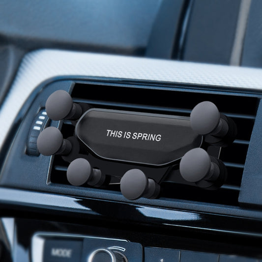 Car Air Outlet Six-claw Gravity Mobile Phone Holder Bracket, Six-claw Phone Holder(Black), Six-claw Phone Holder(Red), Six-claw Phone Holder(Silver)