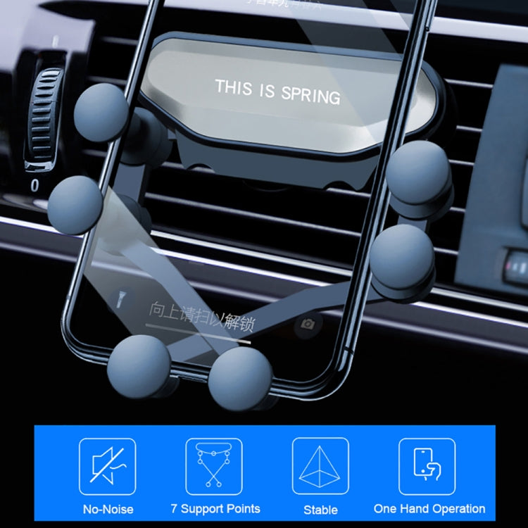 Car Air Outlet Six-claw Gravity Mobile Phone Holder Bracket