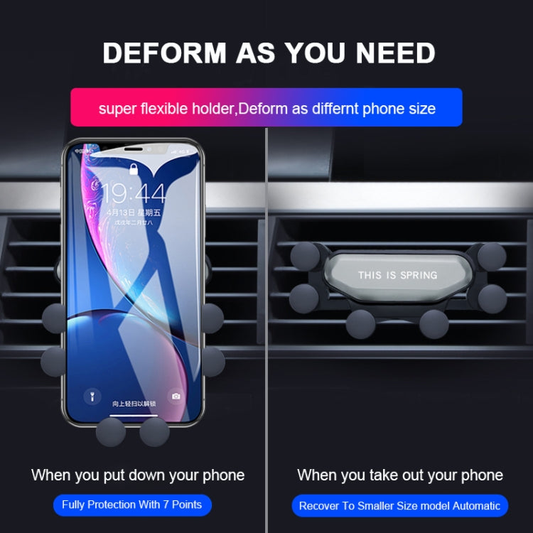 Car Air Outlet Six-claw Gravity Mobile Phone Holder Bracket