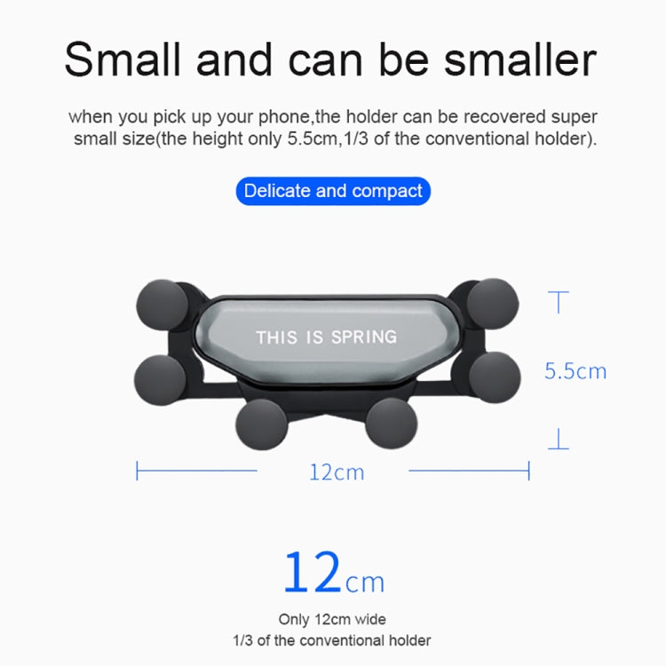 Car Air Outlet Six-claw Gravity Mobile Phone Holder Bracket