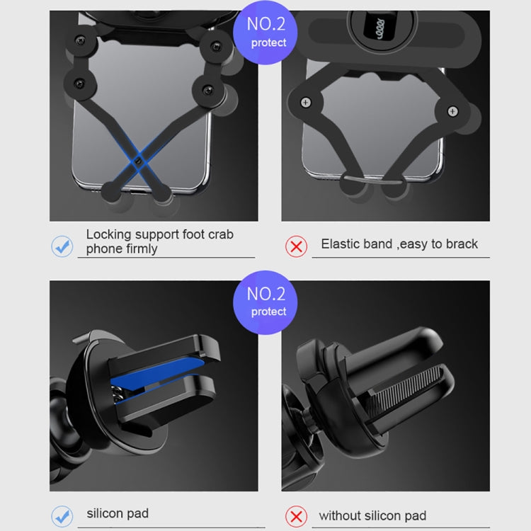 Car Air Outlet Six-claw Gravity Mobile Phone Holder Bracket