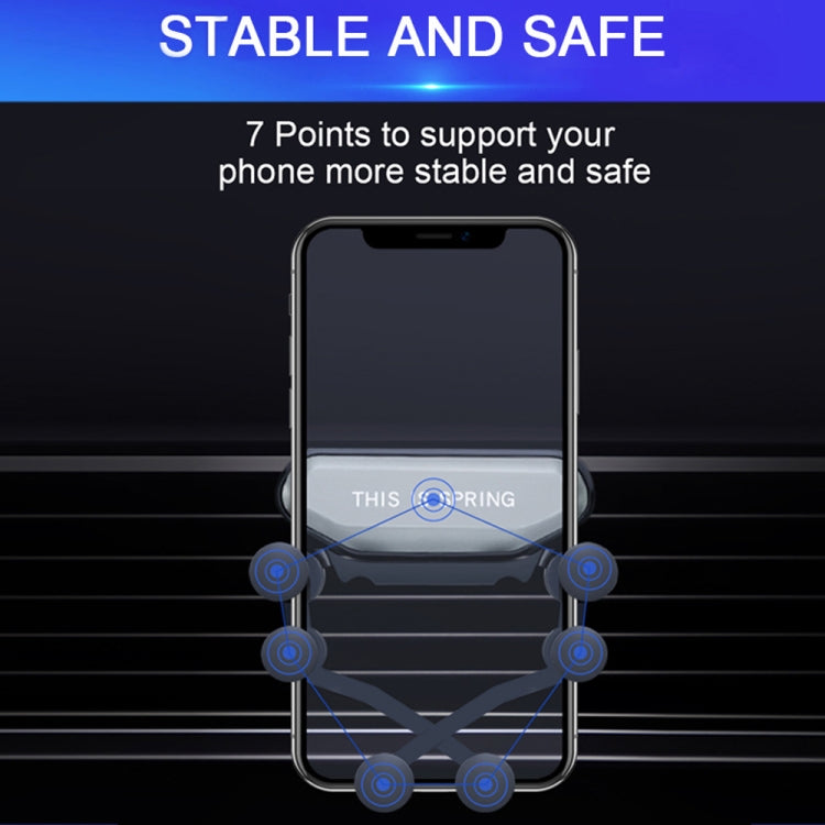 Car Air Outlet Six-claw Gravity Mobile Phone Holder Bracket