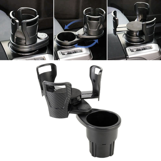 Multi-functional Car Auto Universal Carbon Fiber Texture Cup Holder Drink Holder