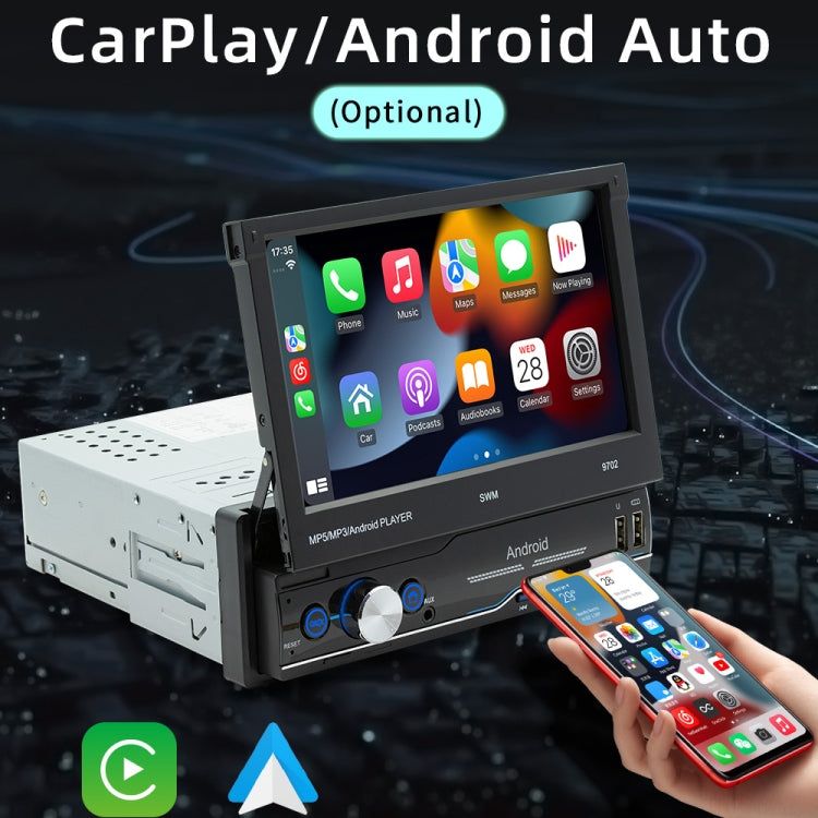 SWM 9702 Car HD 7 inch Android Radio Receiver MP5 Player, Support FM & Bluetooth & GPS & WiFi