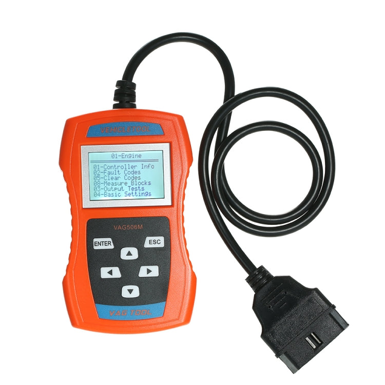 VAG506M Car Mini Code Reader OBD2 Fault Detector Diagnostic Tool, Nordic Version