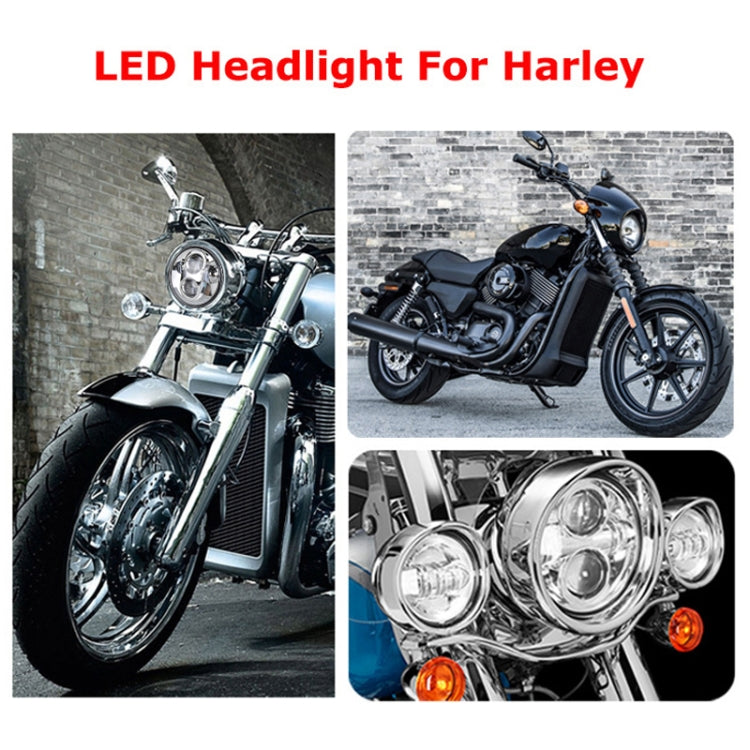 5.75 inch DC12V 6000K-6500K 40W Car LED Headlight for Harley
