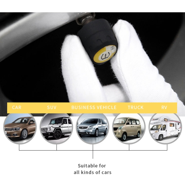 Bluetooth 4.0 TPMS Car External Tire Pressure Monitoring  Pressure Detection System