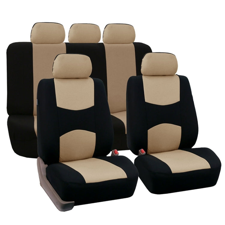9 in 1 Universal Four Seasons Anti-Slippery Cushion Mat Set for 5 Seat Car, Style:Ordinary