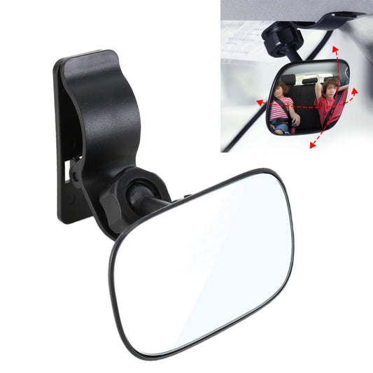 3R-2161 Car Truck Interior Rear View Blind Spot Adjustable Wide Angle Mirror with Clip