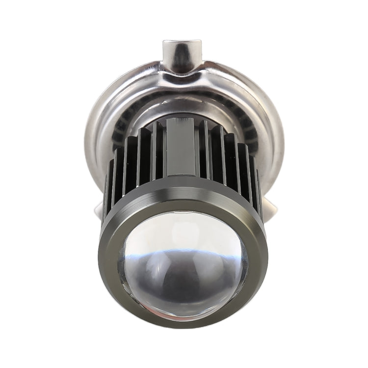 H4 DC12-80V / 10W / 6000K / 3000K / 800LM Bicolor Motorcycle Headlights with Projector Lens