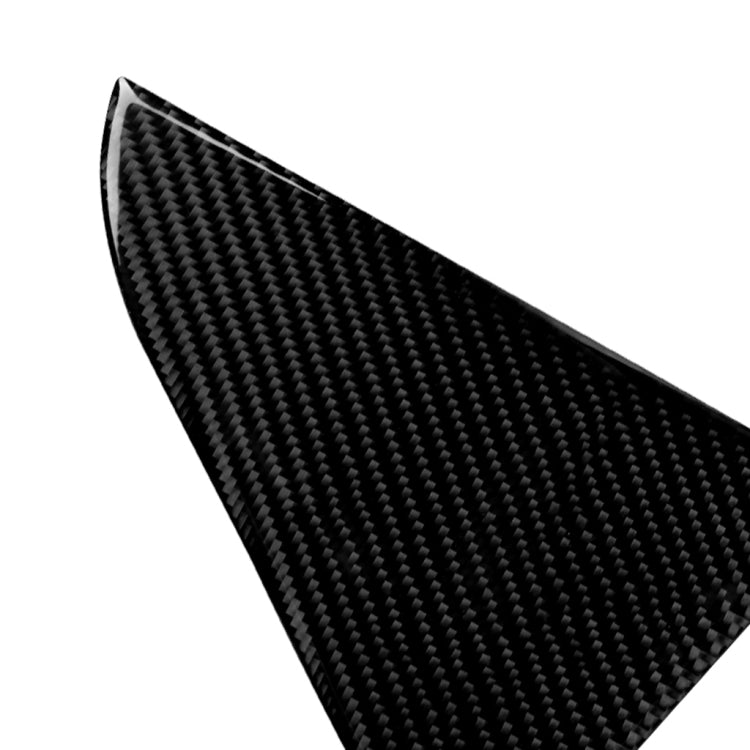 Car Carbon Fiber Rear Triangle Glass Decorative Sticker for Chevrolet Cruze 2009-2015, Left and Right Drive Universal