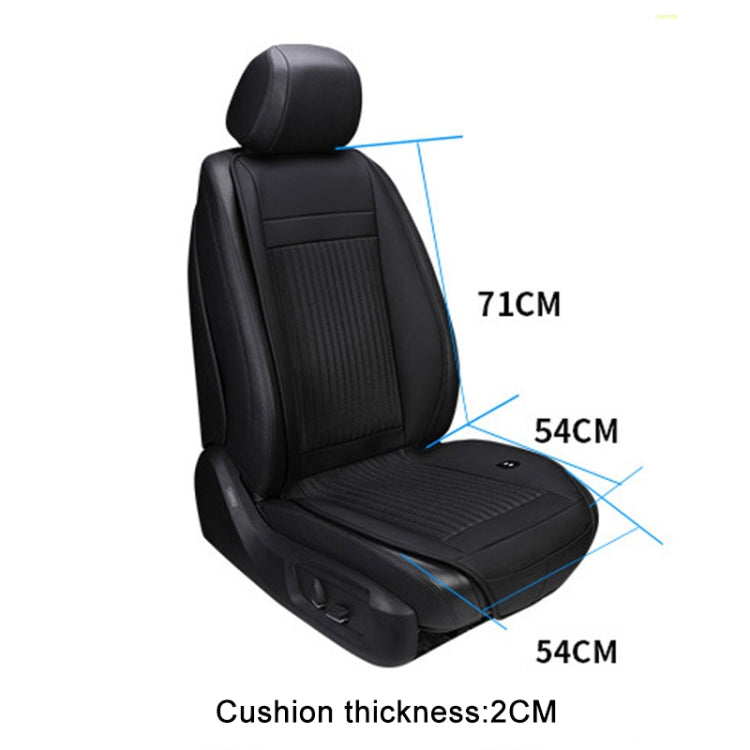 Car 12V Cushion Summer USB Breathable Ice Silk Seat Cover, Eight Fans + Ventilation and Refrigeration