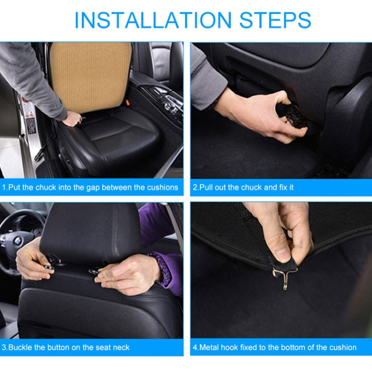 Car 12V Cushion Summer USB Breathable Ice Silk Seat Cover, Eight Fans + Ventilation and Refrigeration