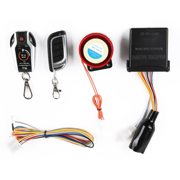Universal Motorcycle Alarm Bidirectional Anti-theft Device with Induction Remote Control