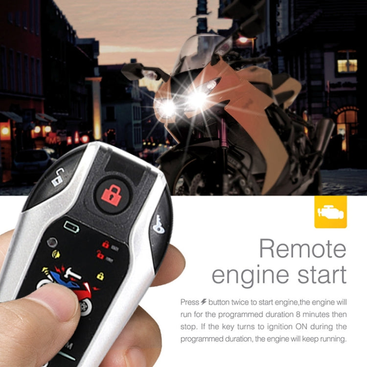 Universal Motorcycle Alarm Bidirectional Anti-theft Device with Induction Remote Control