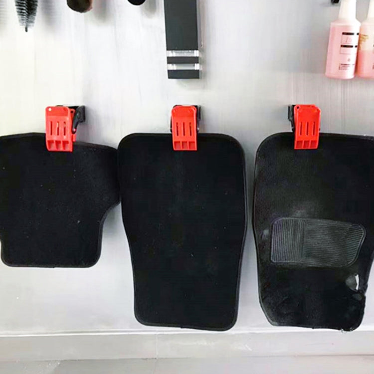 Car Foot Pad Cleaning Clip Multifunctional Wall Mounted Fixing Clip Hook
