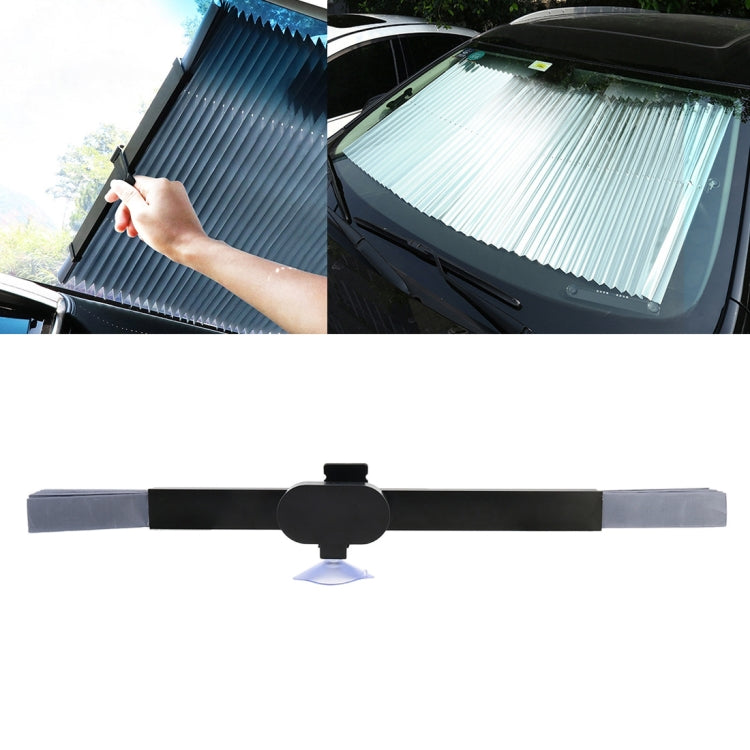 Car Sucker Suction Cups Retractable Windshield Sun Shade Block Sunshade Cover for Solar UV Protect, Size: 46cm