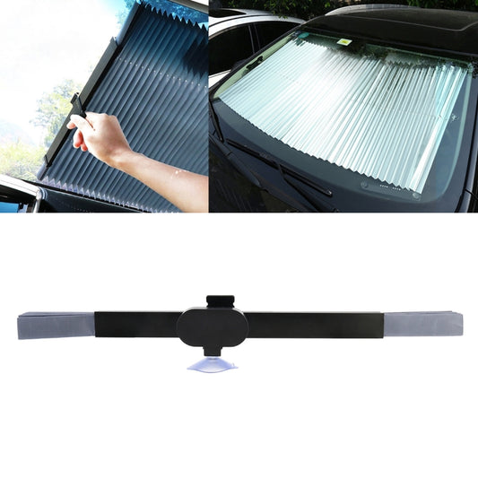 Car Sucker Suction Cups Retractable Windshield Sun Shade Block Sunshade Cover for Solar UV Protect, Size: 46cm