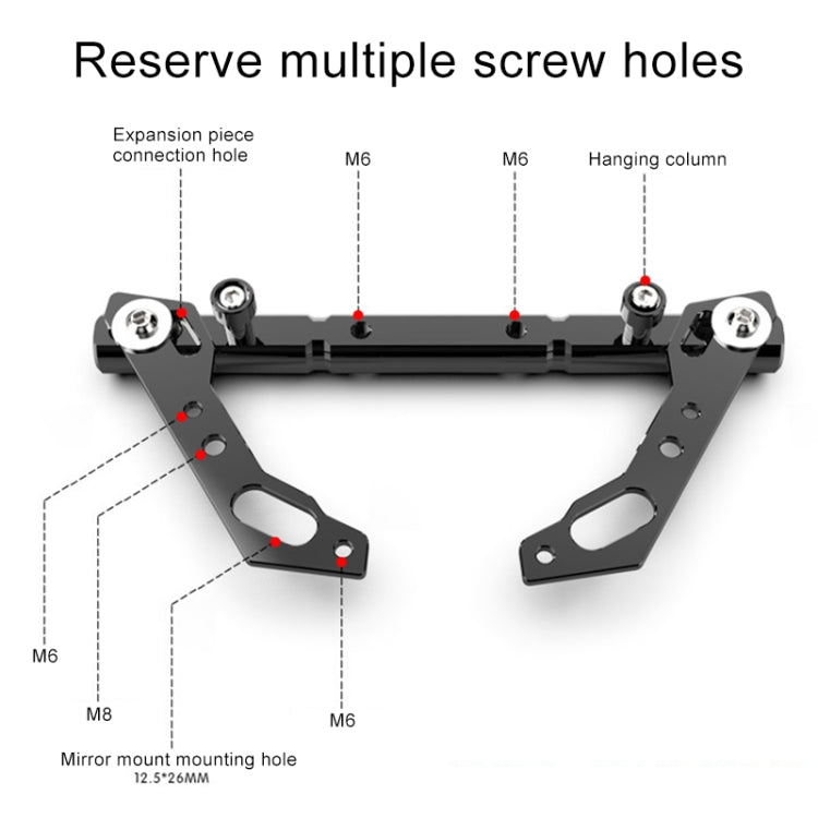 Motorcycle Modified GPS Navigation Mobile Phone Bracket Balance Bar Fixed for Kymco Downtown 300i 350i