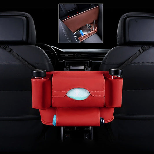 Car Front Seat Hanging Bag Paper Towel / Water Cup Storage Bag