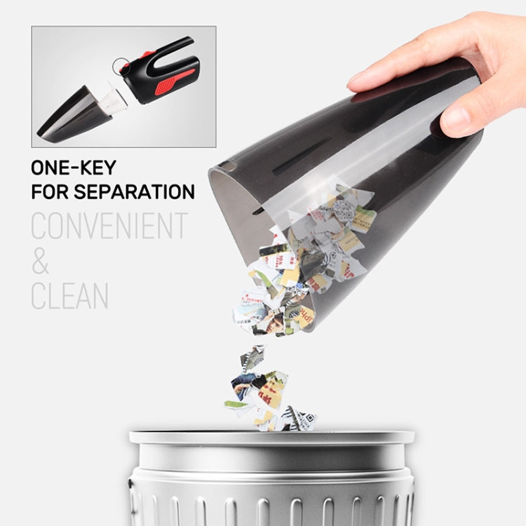 Car Wired Portable 120W Handheld Powerful Vacuum Cleaner with LED Light Cable Length: 5m