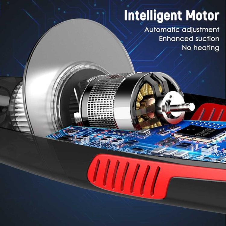 Car Wired Portable 120W Handheld Powerful Vacuum Cleaner with LED Light Cable Length: 5m