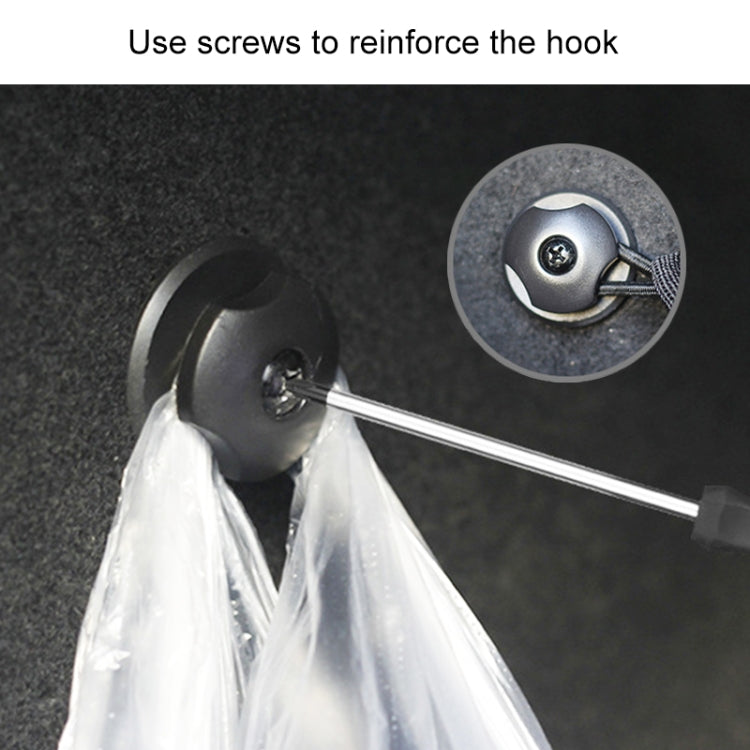 4 in 1 Car Vehicle Trunk Holder Hanger Luggage Net Hanging Fixed Hooks