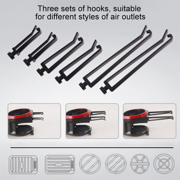 2 in 1 Car Air Outlet Magnetic Mount Beverage Cup Stand Phone Holder