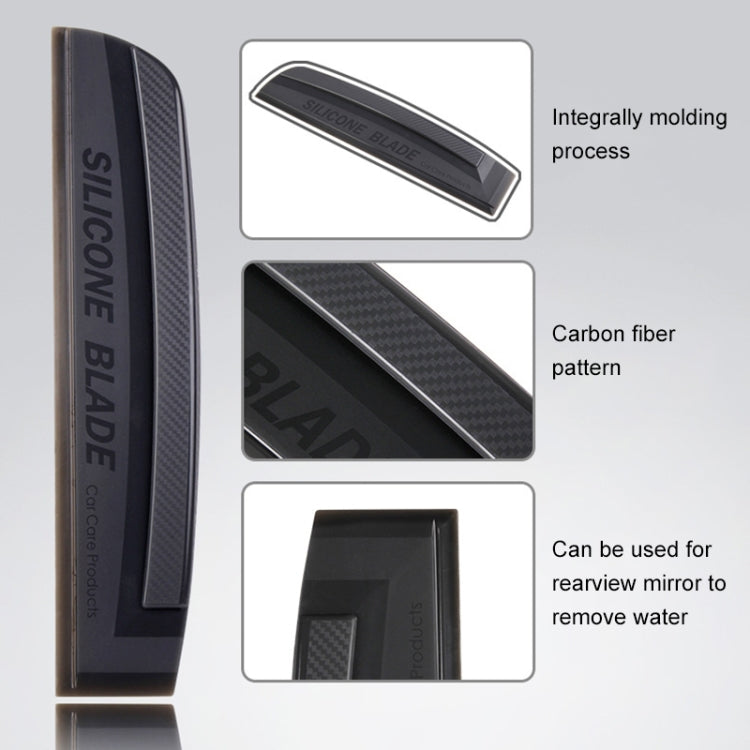 Car Cleaning Silicone Wiper I-shaped Water Scraper